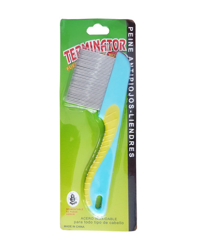 شانه ضدشپش دندانه ریز فلزی